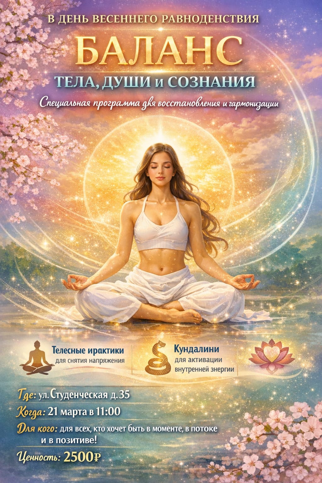 Баланс тела, души и сознания